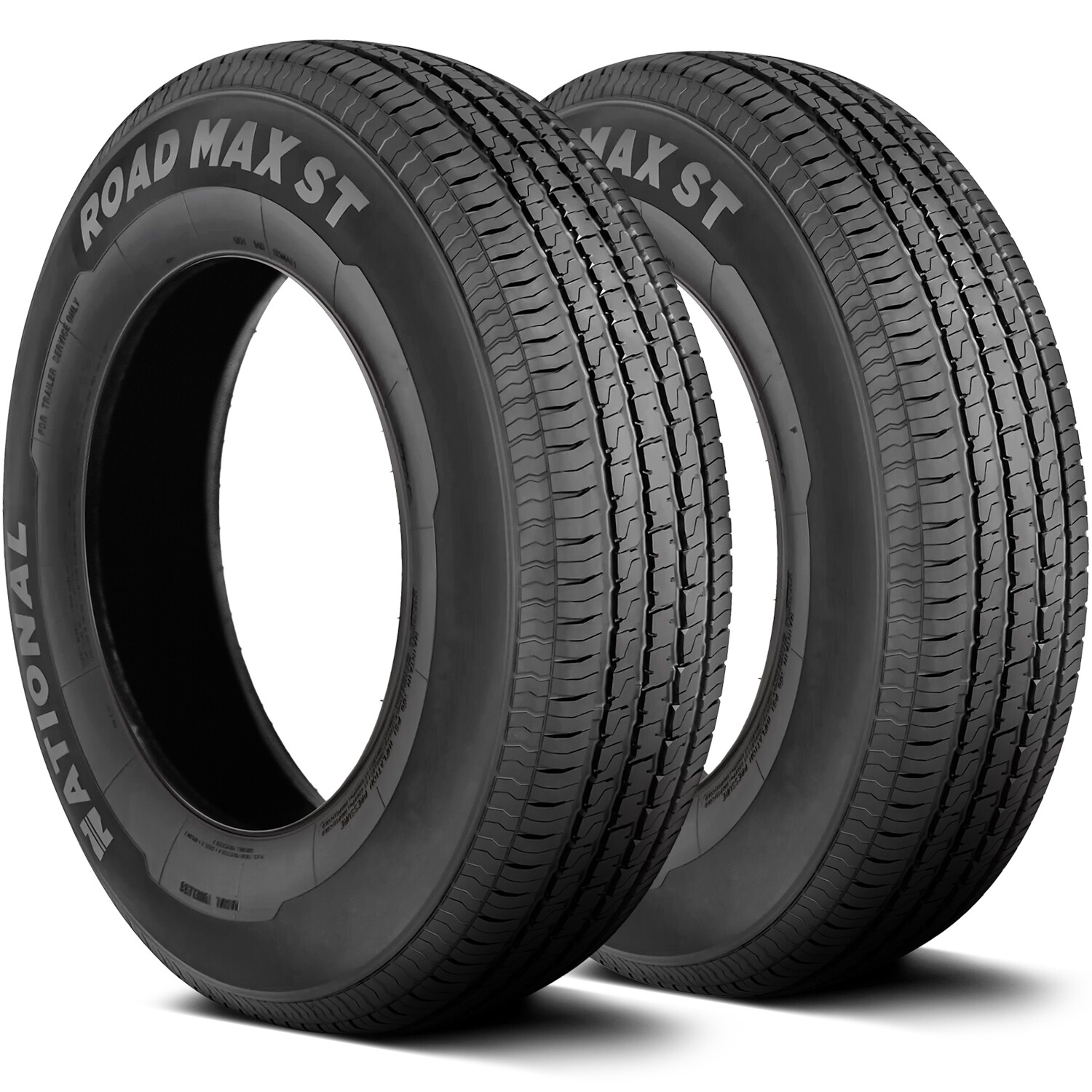 2 Tires ST 185/80R13 National Road Max ST Trailer Load D 8 Ply