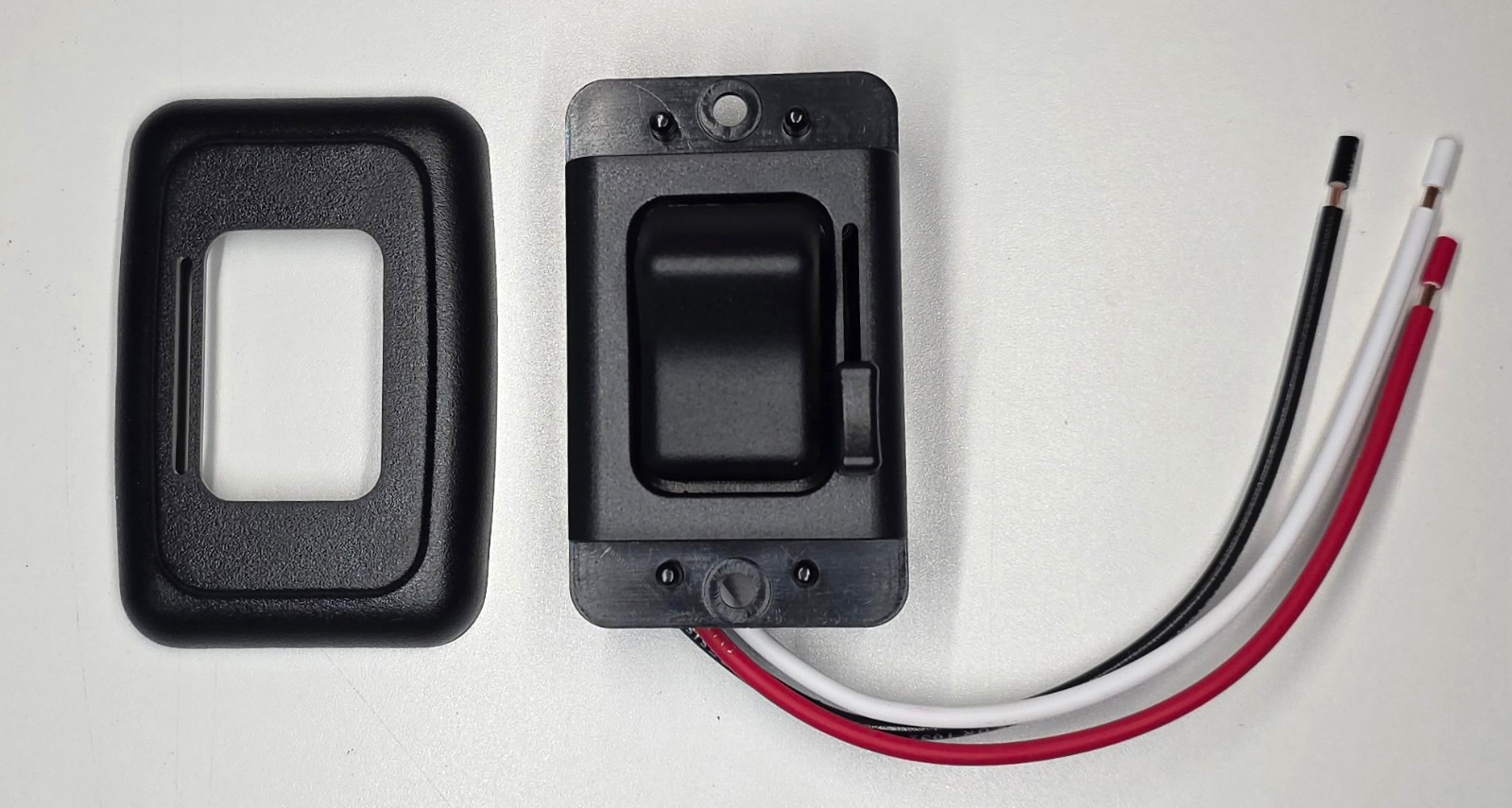 RV Camper On Off Light Switch w/ High Side Dimmer Control 12V 15A 3 Wire Black