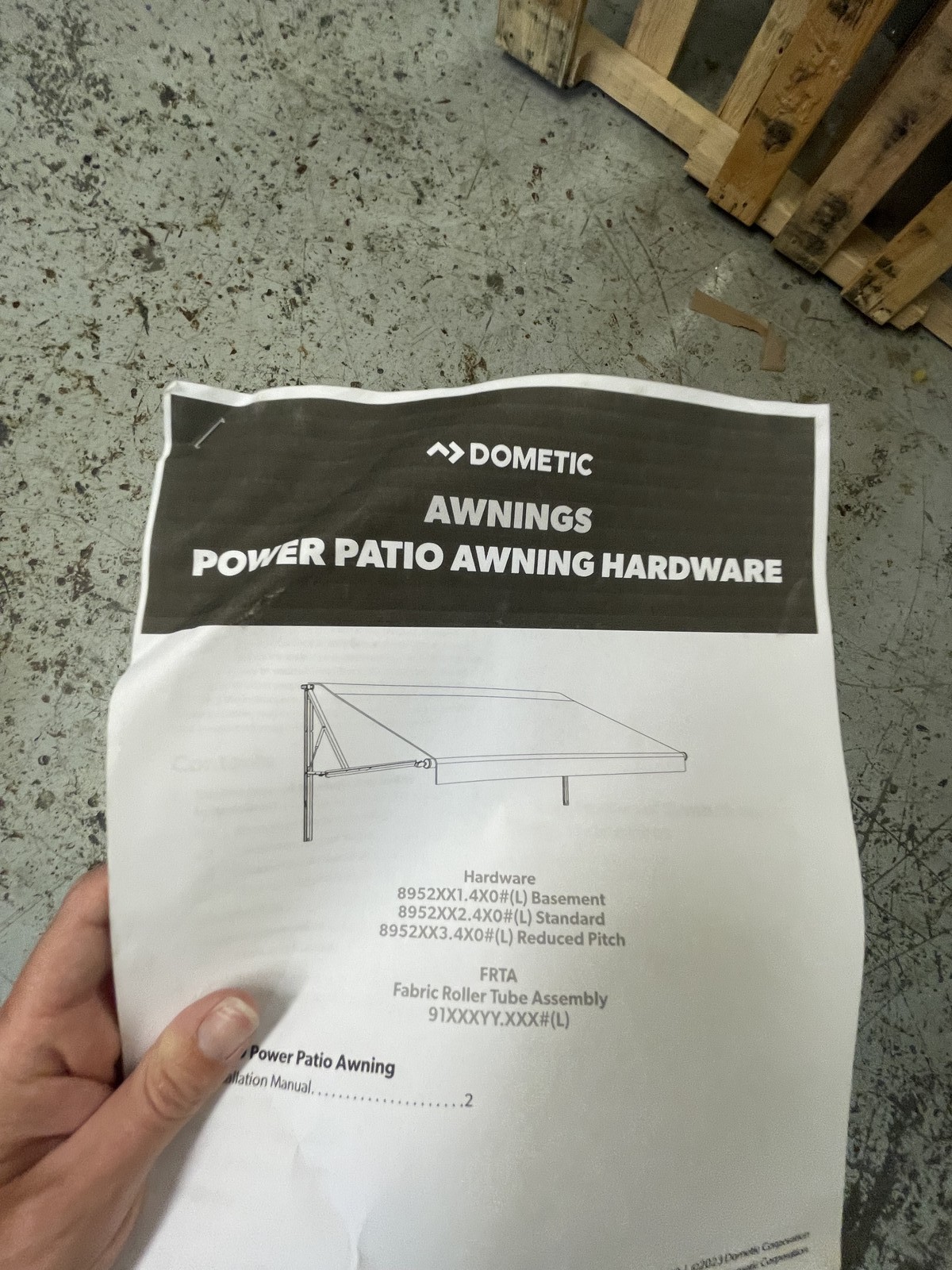 DOMETIC 9100 POWER LED AWNING ARMS BLACK 9108853262 RV