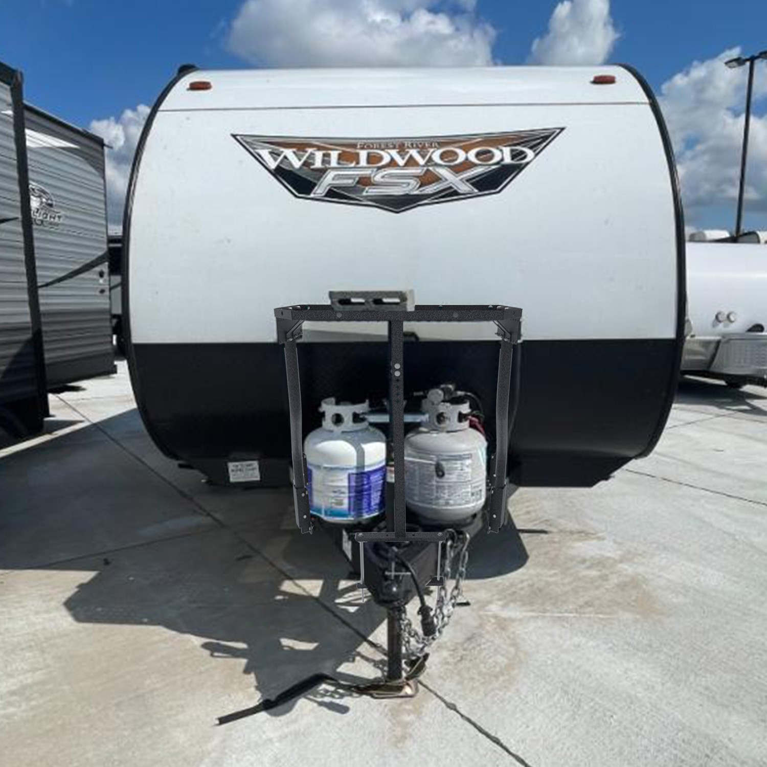 Trailer Tray A-Frame Adjustable 300 Pounds for Extra Camper Storage Space CC-255