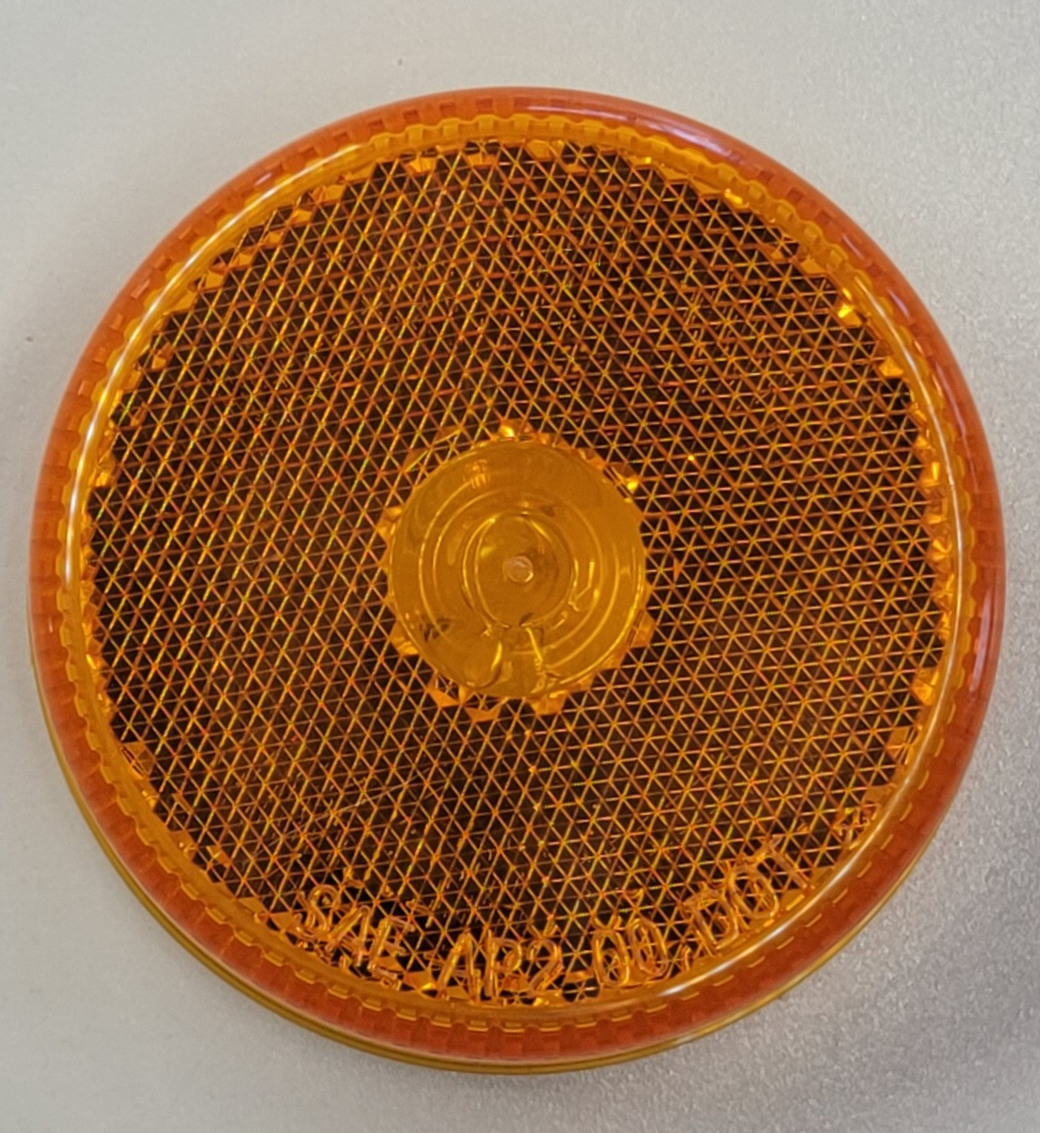 2.5″ Round Amber Marker Light Incandescent 2 Pin Female 12V SAE DOT RV Bus Truck