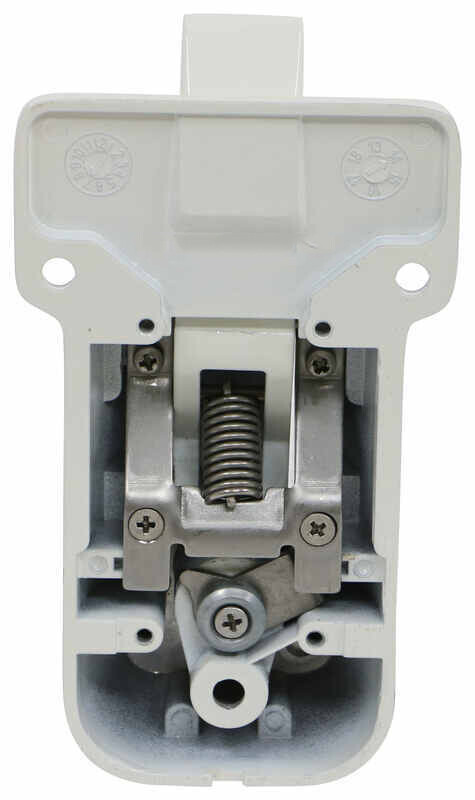 White Locking Cargo Trailer Cambar Door Latch Vise Lock Cam Bar G301-G390