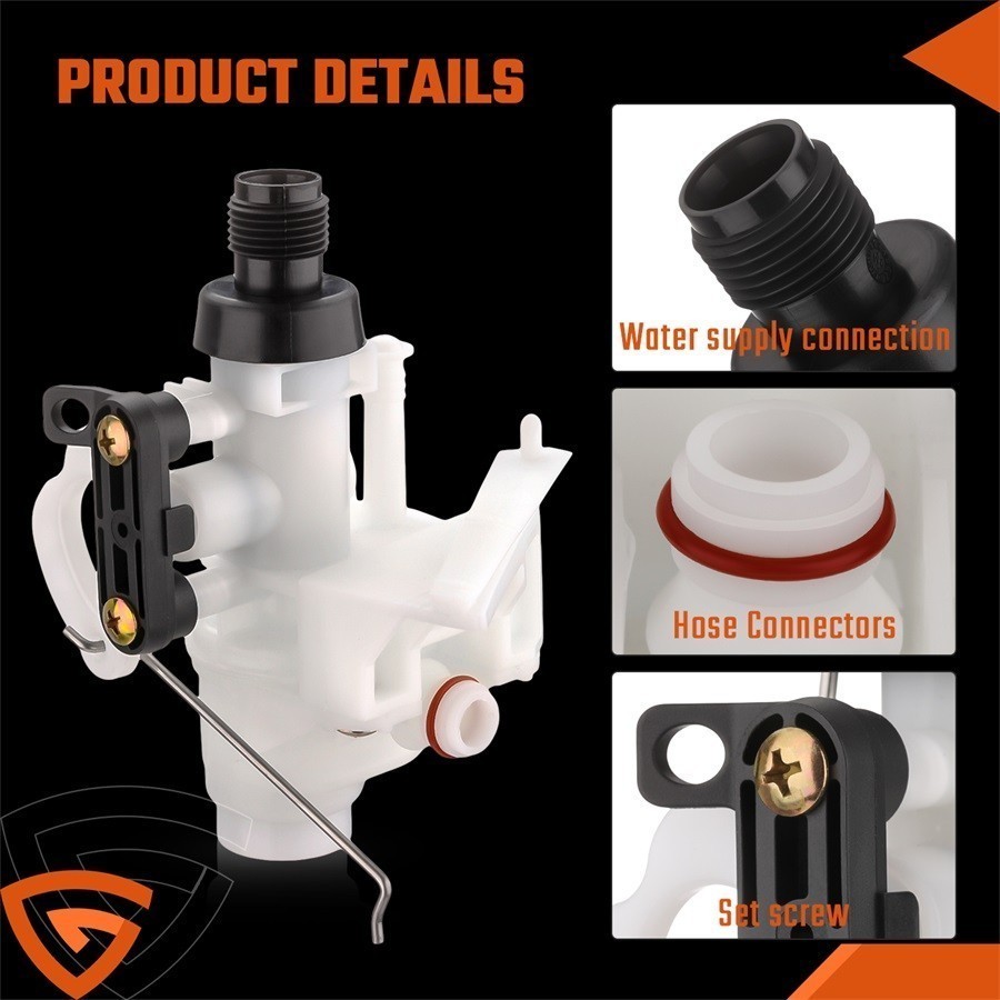 Leak Resistant Design Upgraded Water Valve fits Thetford Camper Toilet MPN
