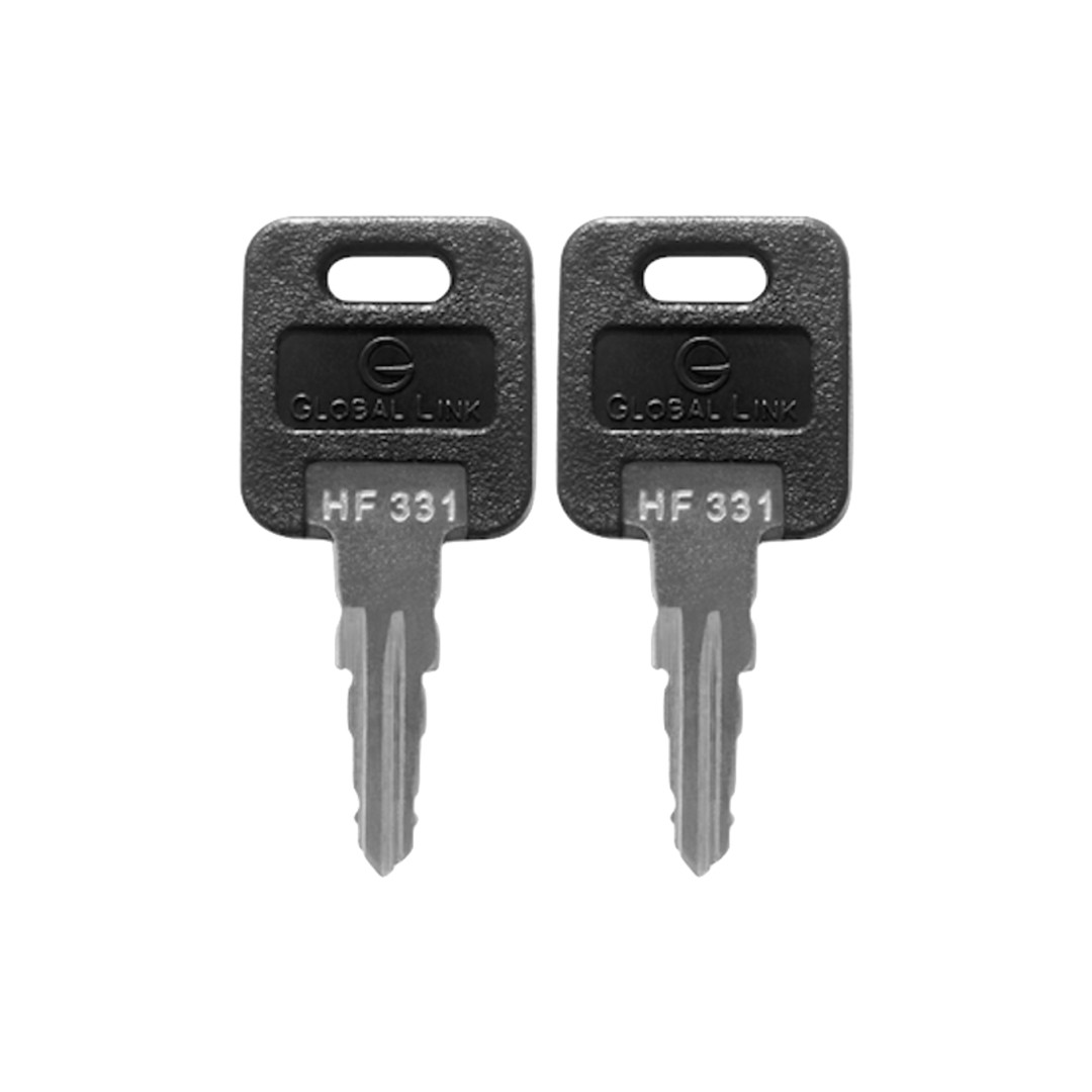 1 Pair FIC Fastec Precut Key to HF341 RV Trailer Keys CF EF HF Are The Same