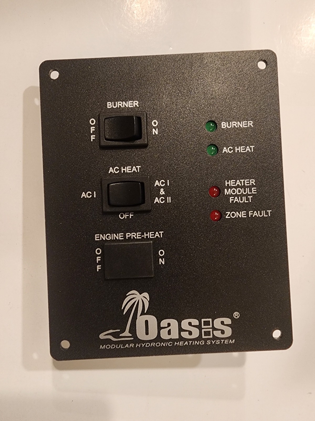 RV OASIS MODULAR HYDRONIC HEATING SYSREM CONTROL PANEL-PART#34057-30
