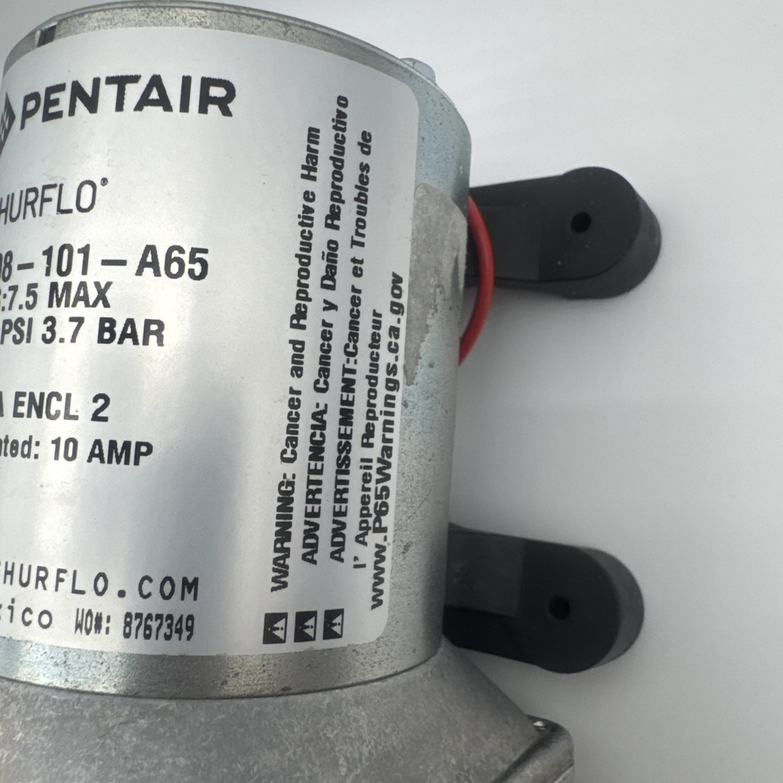 Pentair Shurflo 12V RV Water Pump 3.0 GPM 55 PSI – 1 Pump
