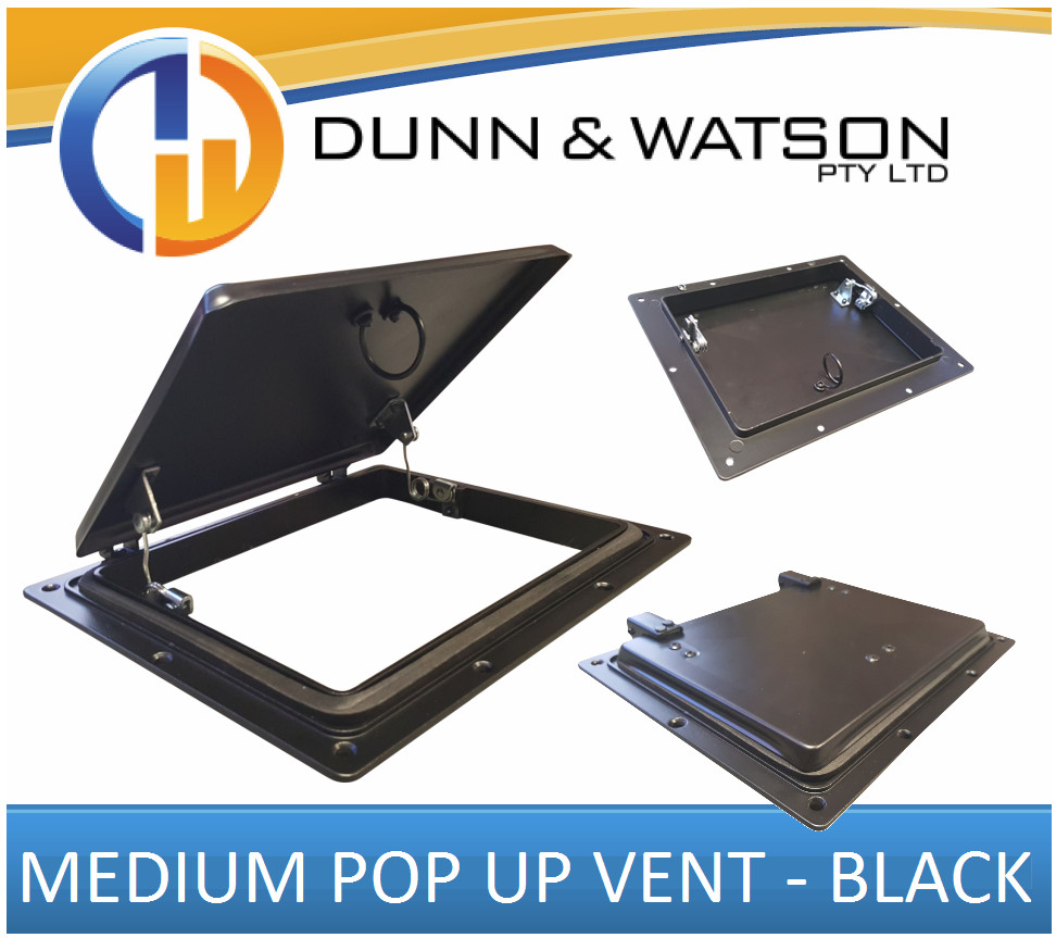 Black Pop Up Vent (Large) – Trailer Horse Float Livestock Truck Caravan