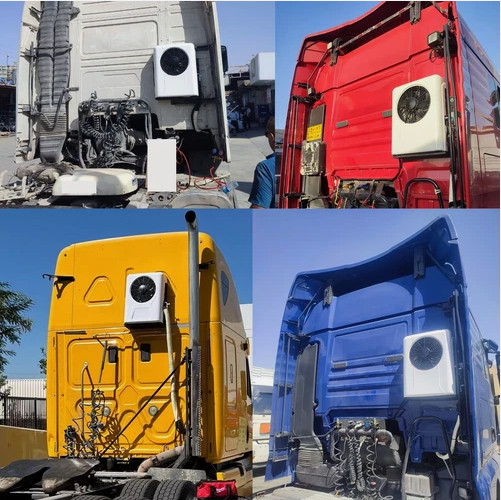 12V 12000BTU Mini Split A/C For Semi Trucks Bus RV Caravan Vans Air Conditioner