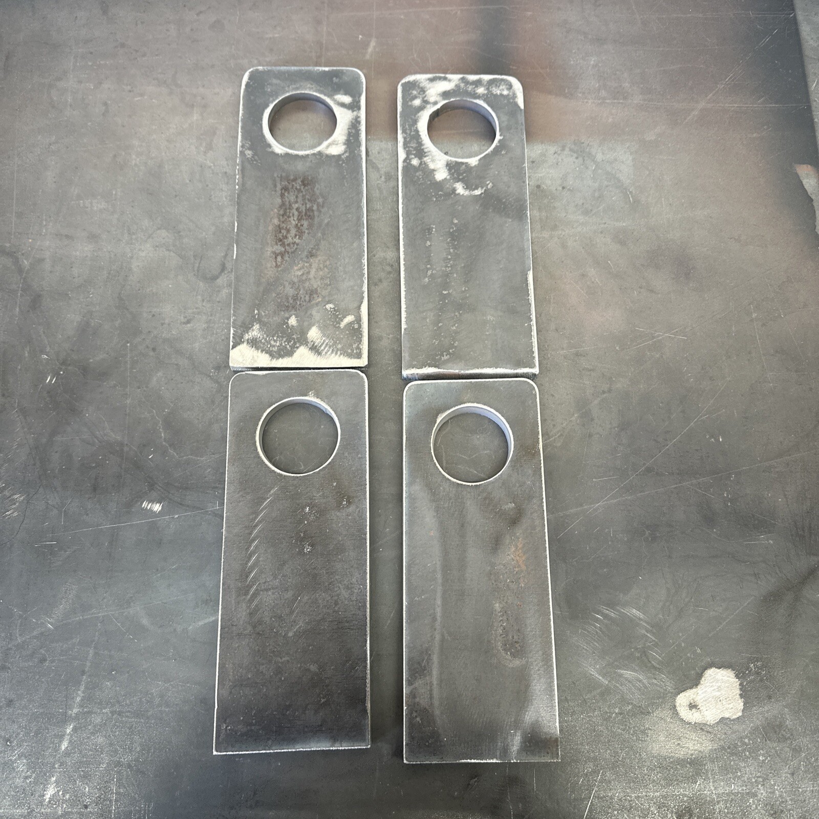 (4) Truck Trailer Ramp Gate Holder Rectangle HD Weld On