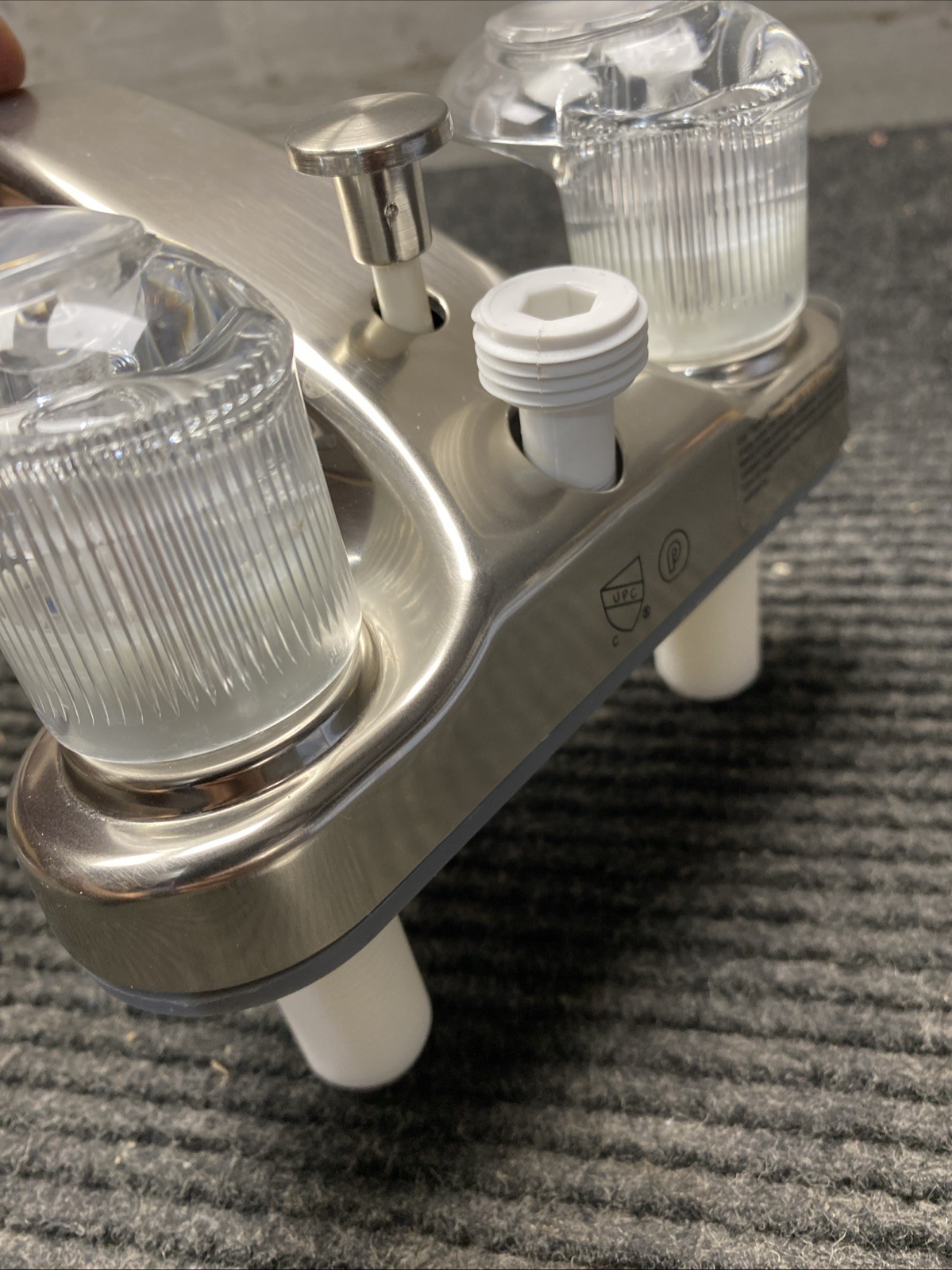 Valterra PF222441 Catalina 4″ Bathroom Faucet 2 Handles – Brushed Nickel
