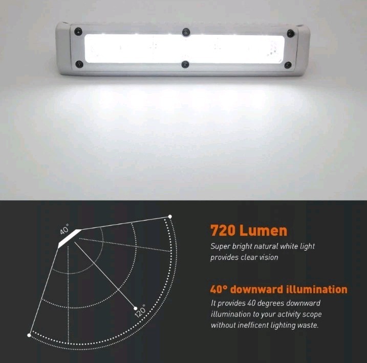 Dream Lighting IP65 LED 12V DC Camper Van Outdoor Light 200mm Long