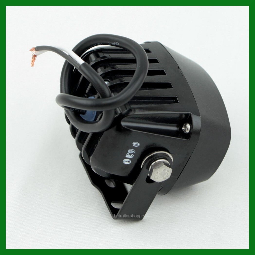 Maxxima Compact Mini Selective White Fog Light 12/24V Black Housing MFL-200W