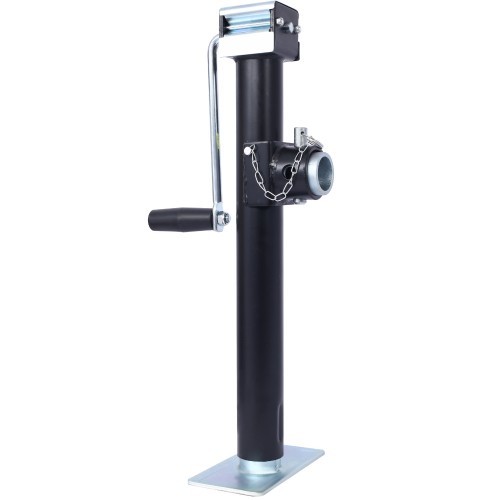 Weld-On Pipe-Mount Swivel Trailer Jack 5000 lbs 15-1/2 Inches Vertical Travel
