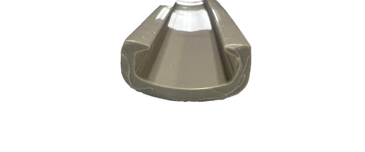 Sample Piece Pebble Beige RV Vinyl Trim 5/8″ Wide Screw Cover Fit Small Retainer