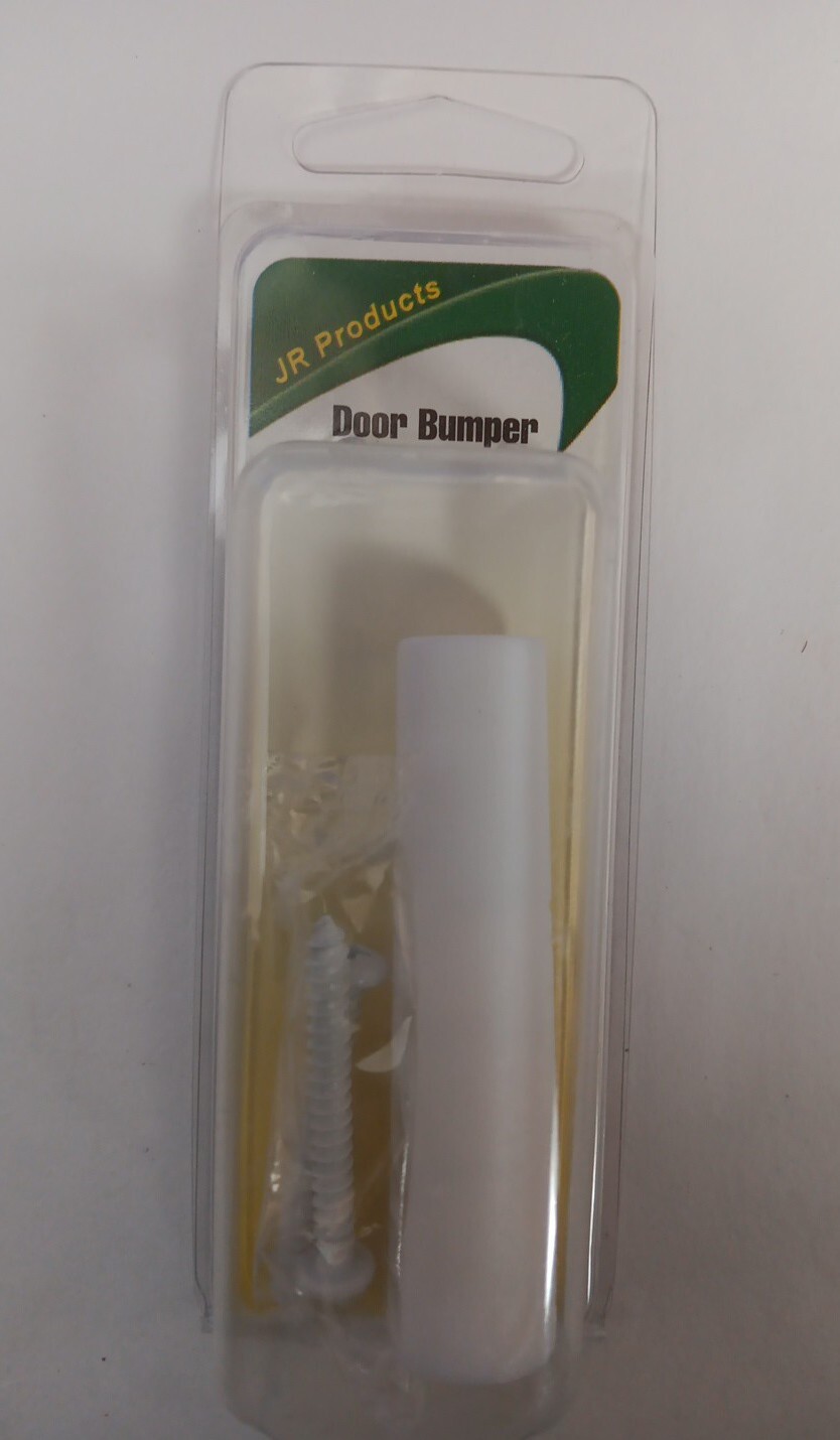 2 – JR Products Door Bumper. 2 3/4 inches long. Plastic. Part # 10705