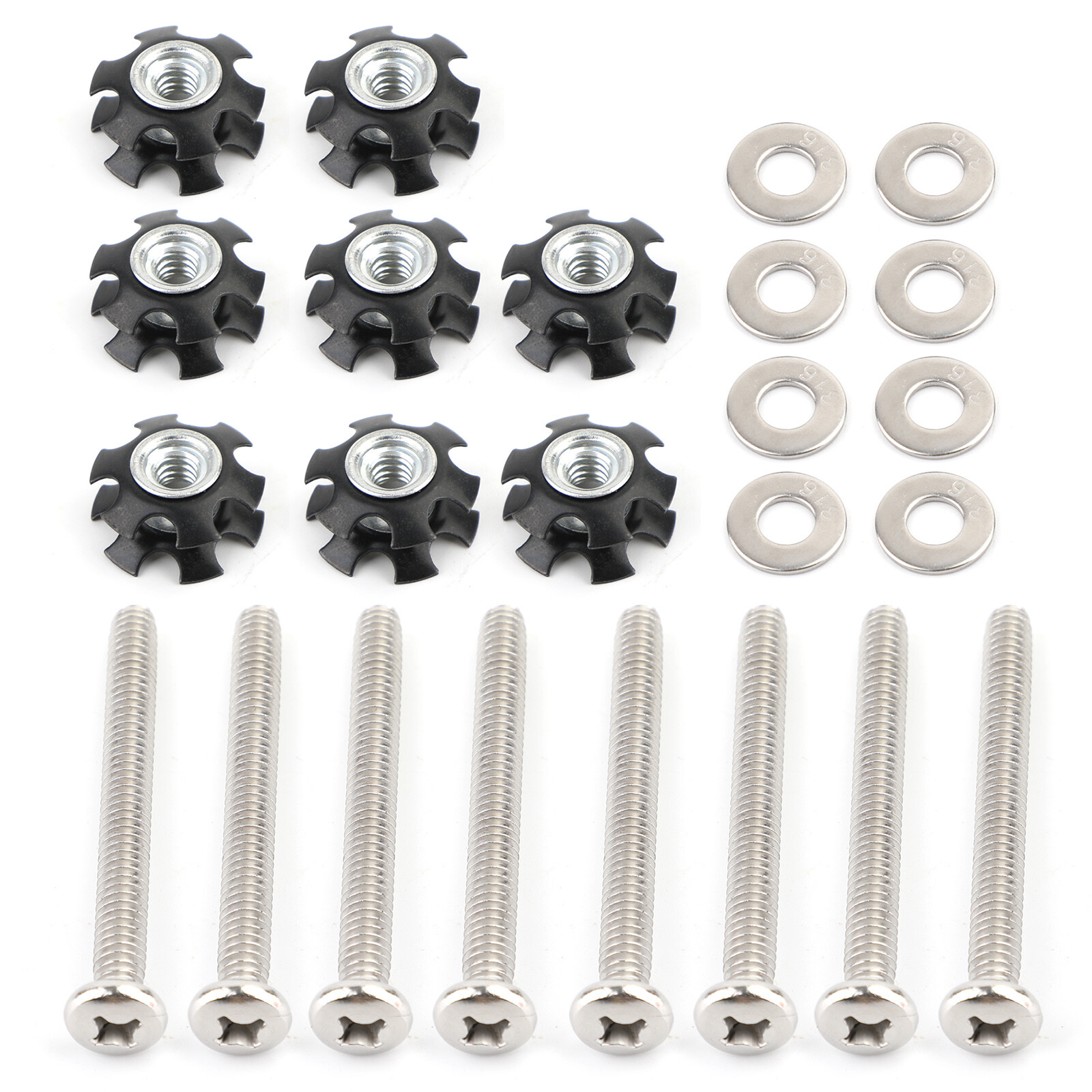 8x RV LADDER REPAIR KIT nuts Stainless Bunk Motorhome Part Camper Trailer !!