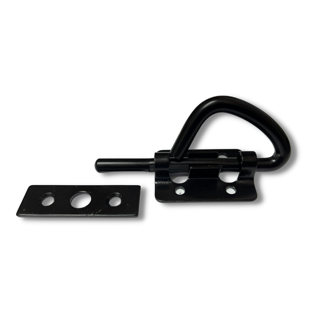 Matte Black Overhead Bunk Bed Latch Lock Pin Holder Trailer RV Camper
