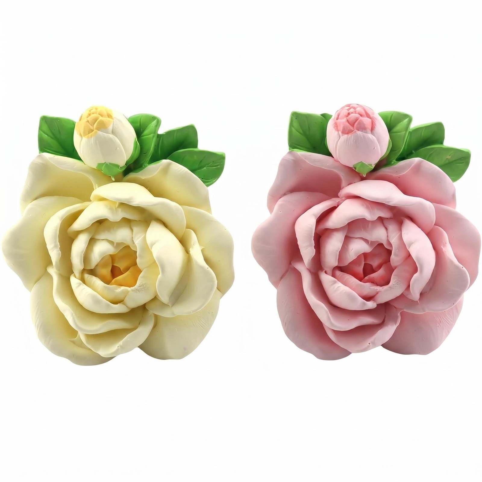 Ymcafmo Mini Flower Car Air Diffuser， Charming 0.5 Ounce (Pack of 2), pink