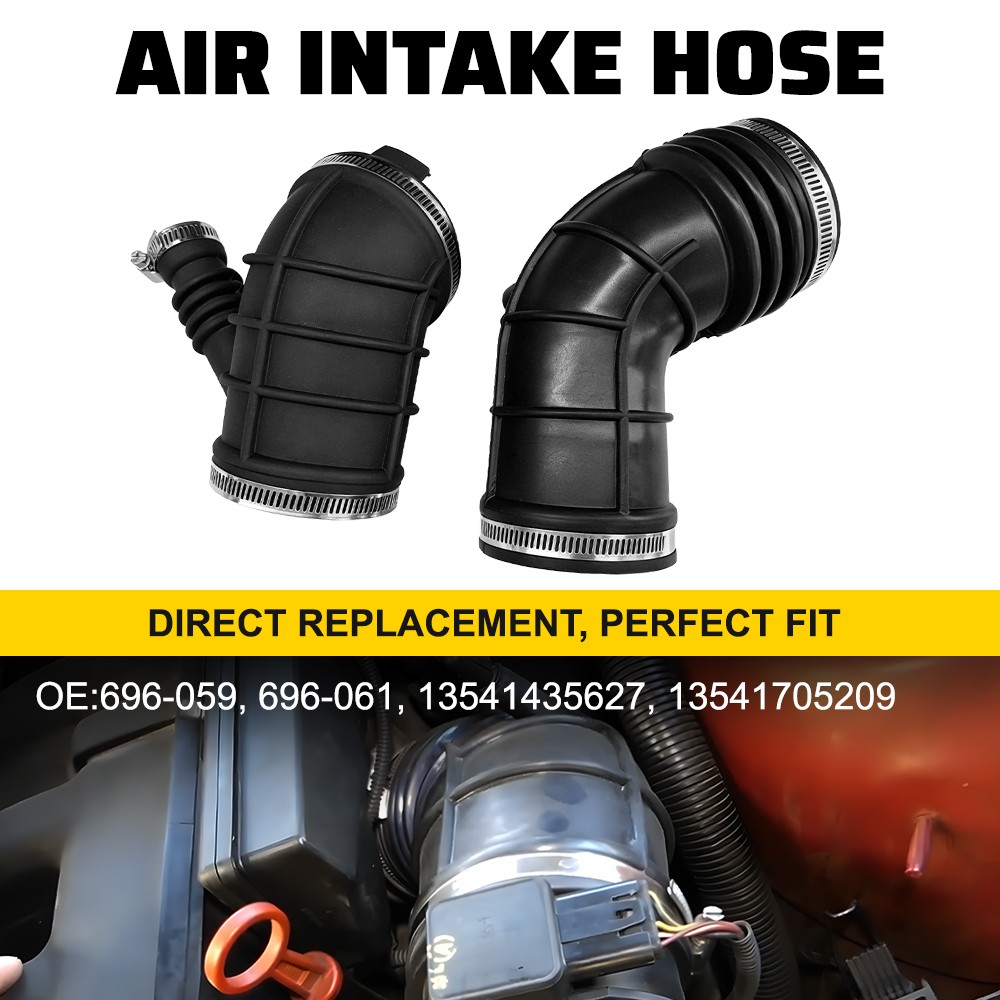 Air Intake Hoses Fit BMW Z3 E36 1997 98-2000 L6 2.8L M52 To MAF & Throttle 2-10X