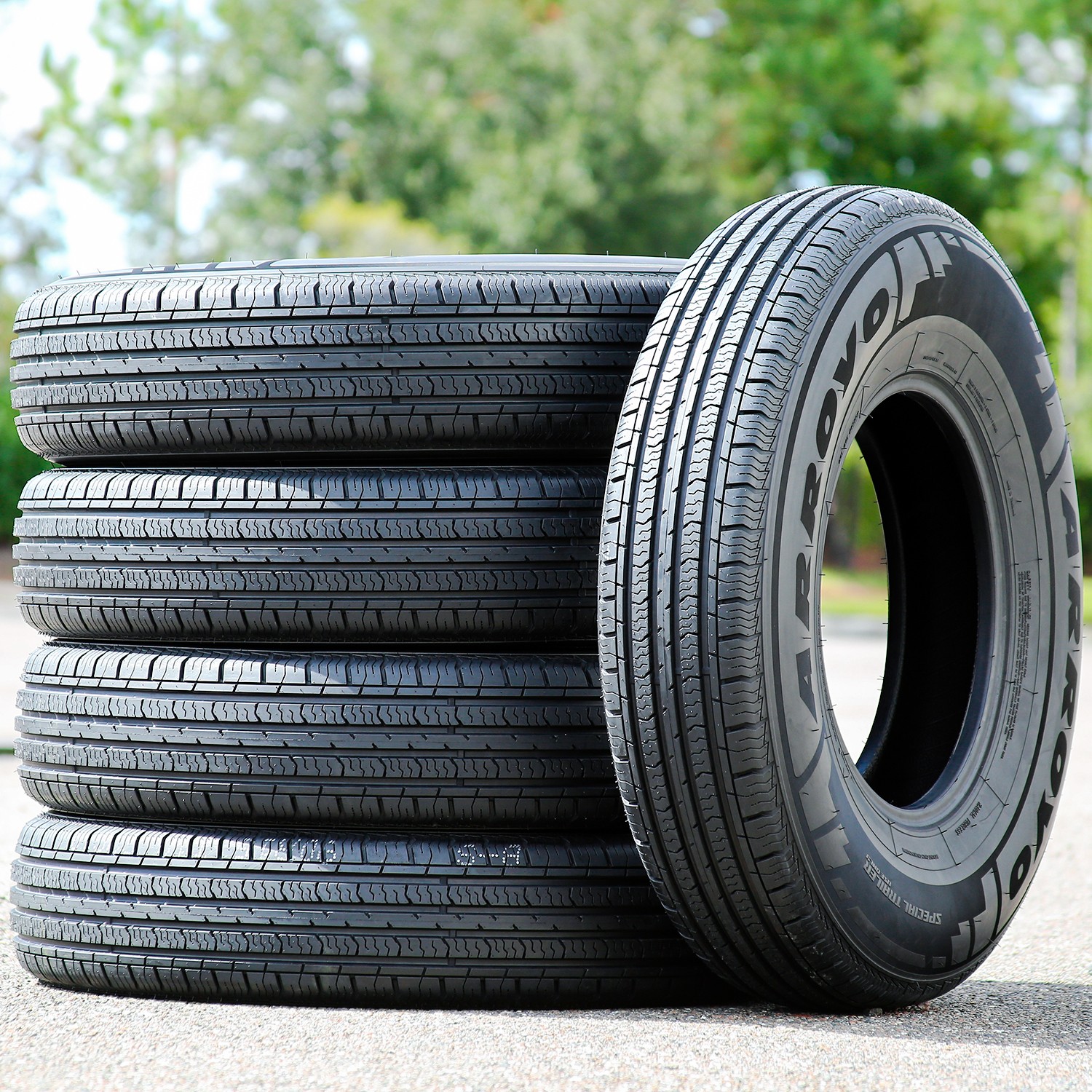 2 Tires Arroyo Special Trailer Semi-Steel ST 205/75R15 Load D 8 Ply Trailer