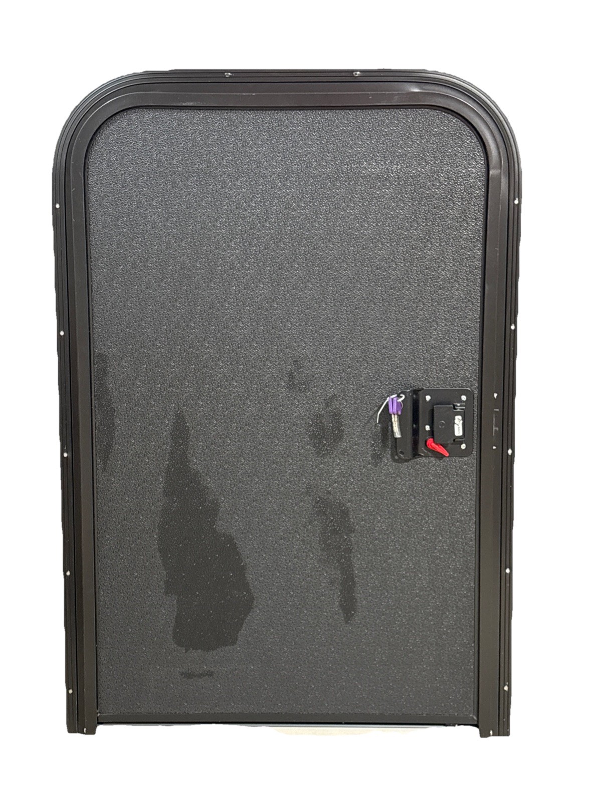 RV Camper Driver Tear Drop Trailer Entry Door Black 26″ x 40″ Entry Door Right