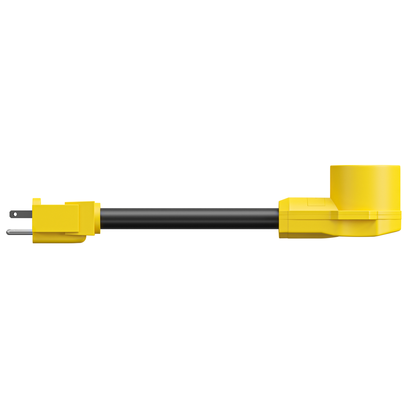 Female Dogbone Cord Adapter Cable for RV Camper Trailer 15A 15Amp Male to 50Amp