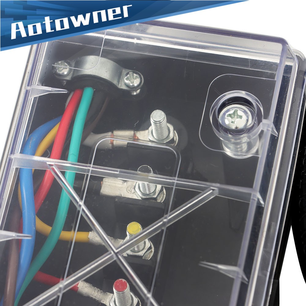7 Way Trailer Cable 6FT with 7 Pin Plug and 7 Gang Junction Box For RV Trailer
