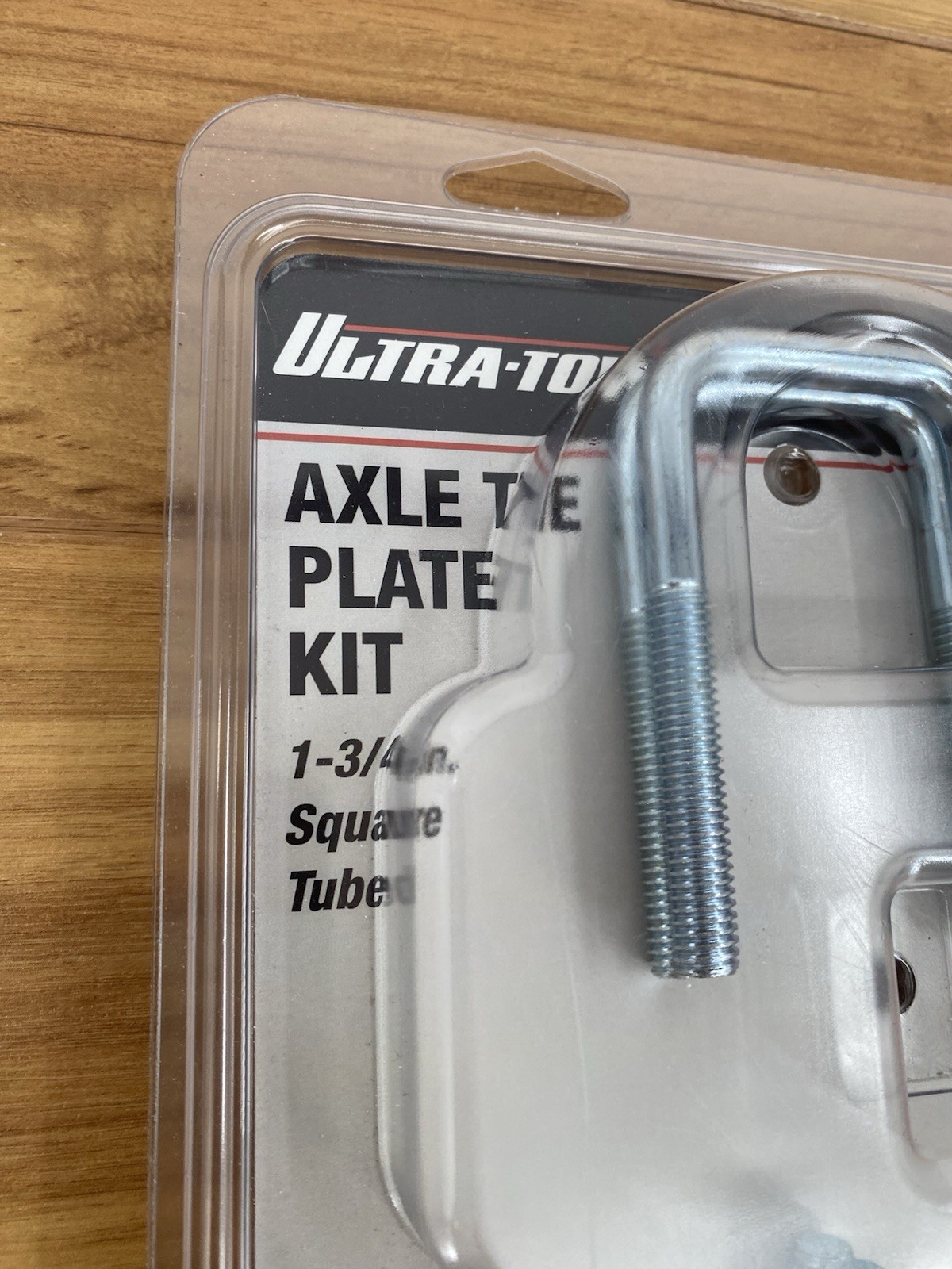 Ultra-Tow Axle Tie Plate Kit Fits 1.75 In. Square Tubes U-bolt 21520 Lock Nuts
