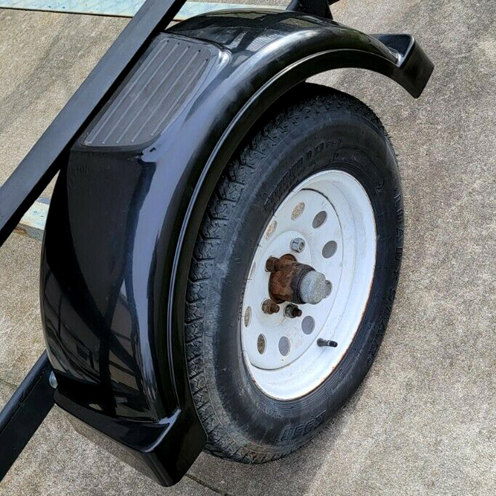 LH & RH Trailer Fenders Fits For Single Axle Trailers w/ 13″ Diameter Wheels