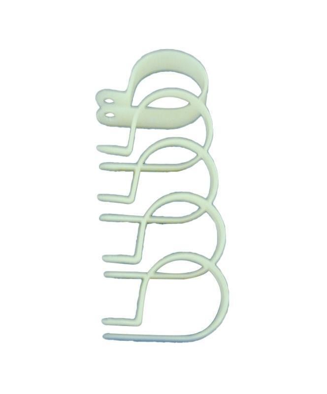 5x PLS 10mm Plastic Pipe Clips For Water Pipe Electric Cable Motorhome – 81222