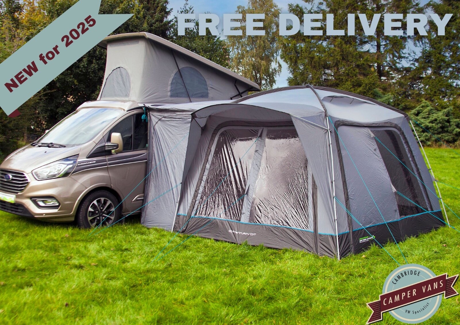 Outdoor Revolution Cayman DT Drive Away Awning LOW (180-220cm)