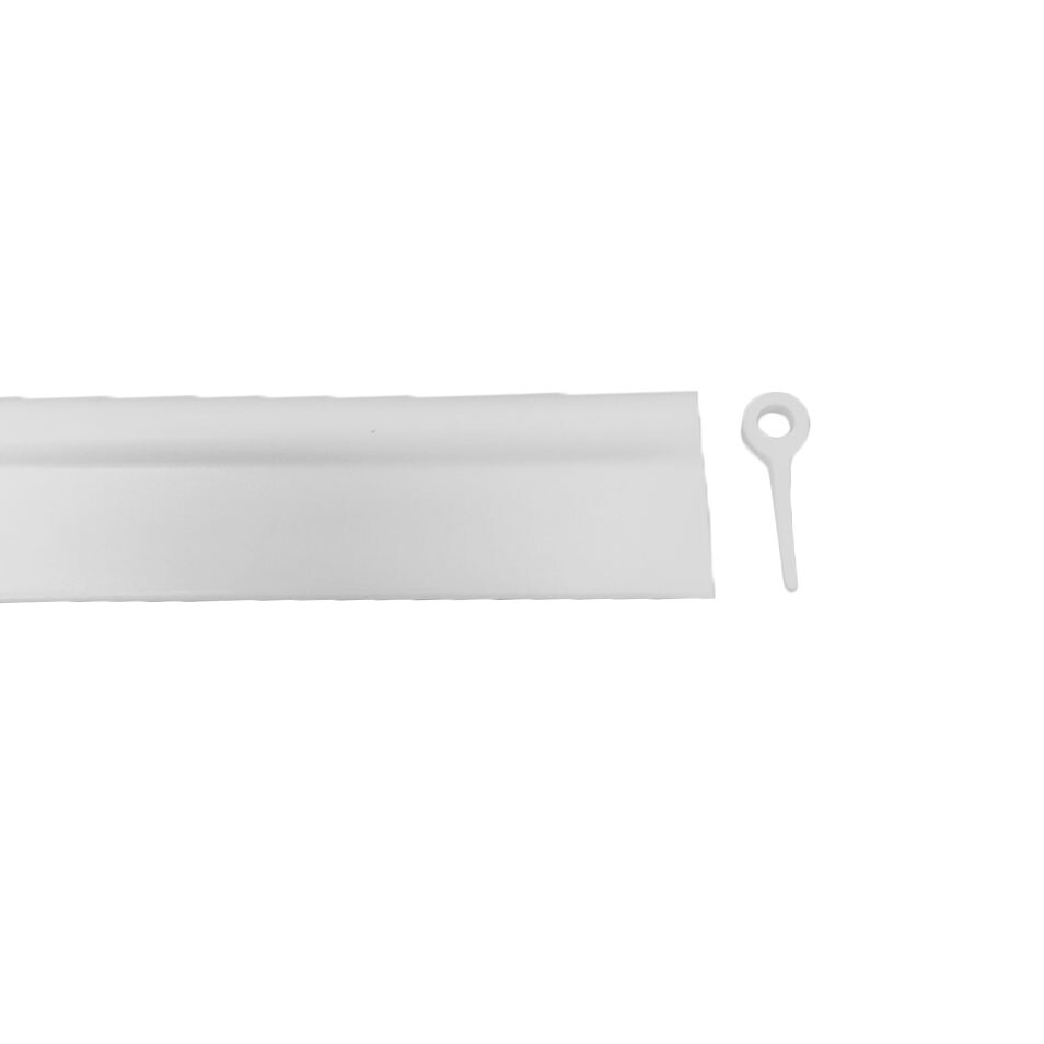 25 ft White 1/4″ Hollow Bead Welt Vinyl Trailer RV Cabinet Wall Corner Trim 0.25