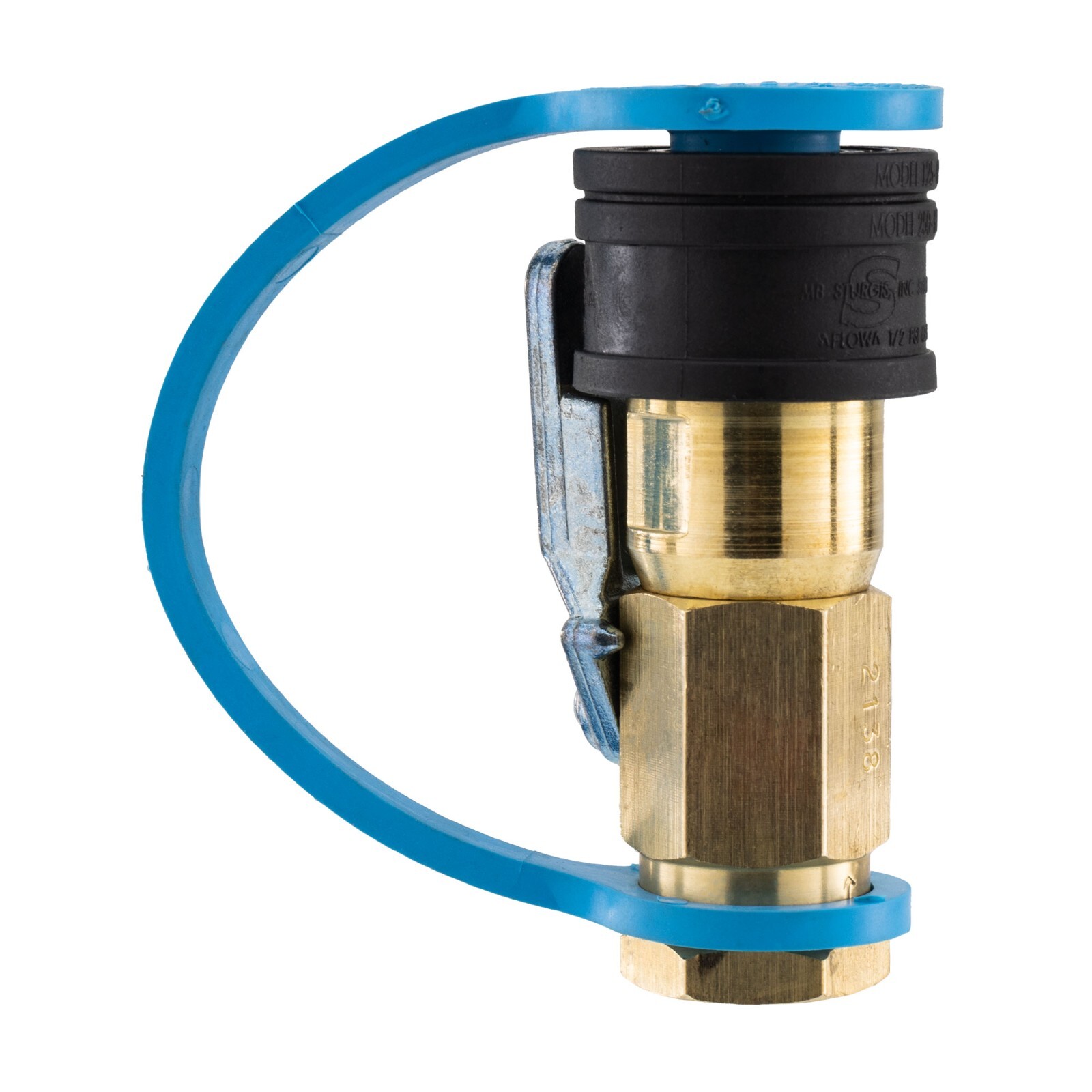 RV Propane Quick Disconnect Adapter 1/4″ QD Brass LPG Fitting with Dust Cap