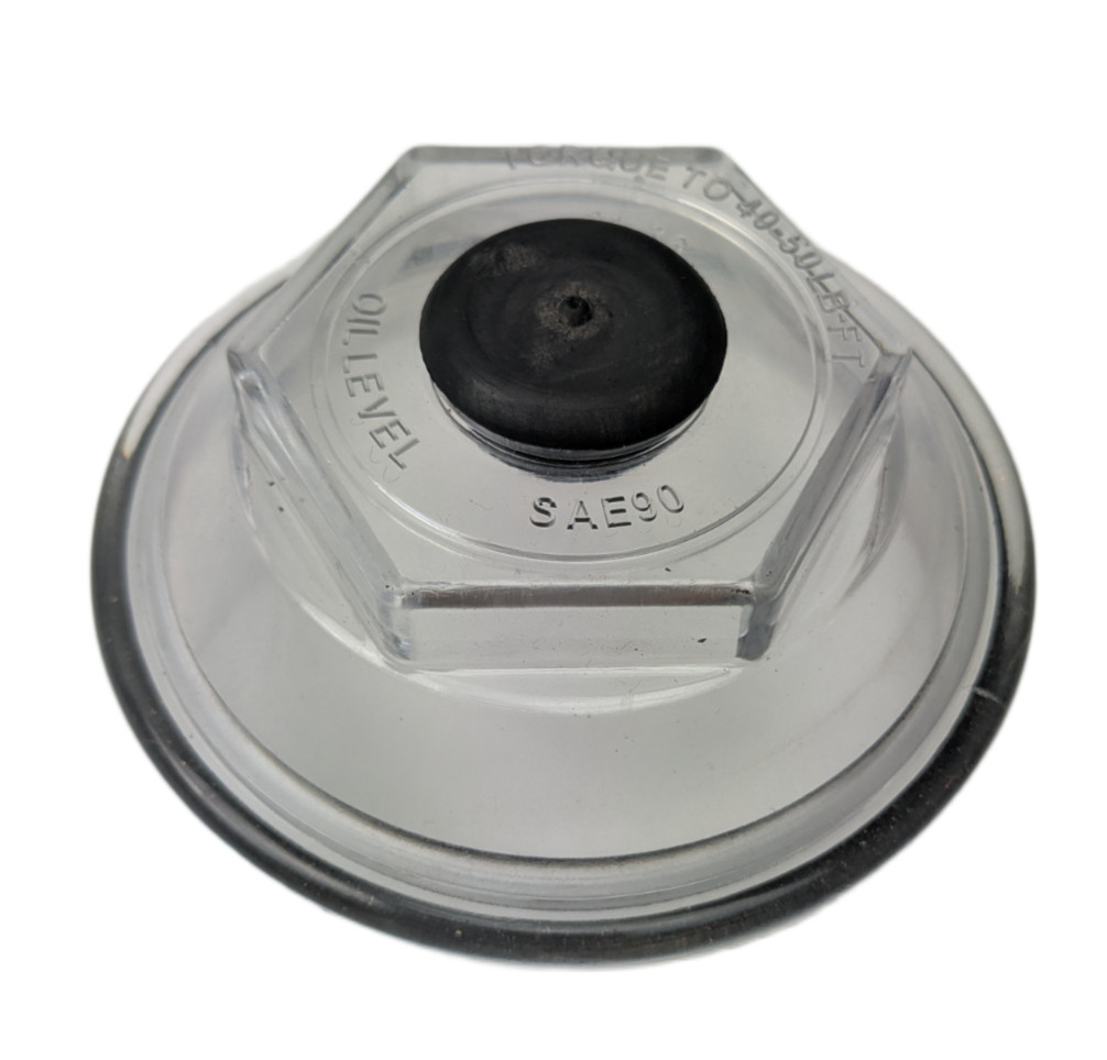 21-36 Oil Level Cap 4″ OD Plastic Screw-On for Dexter 9K-15K Trailer