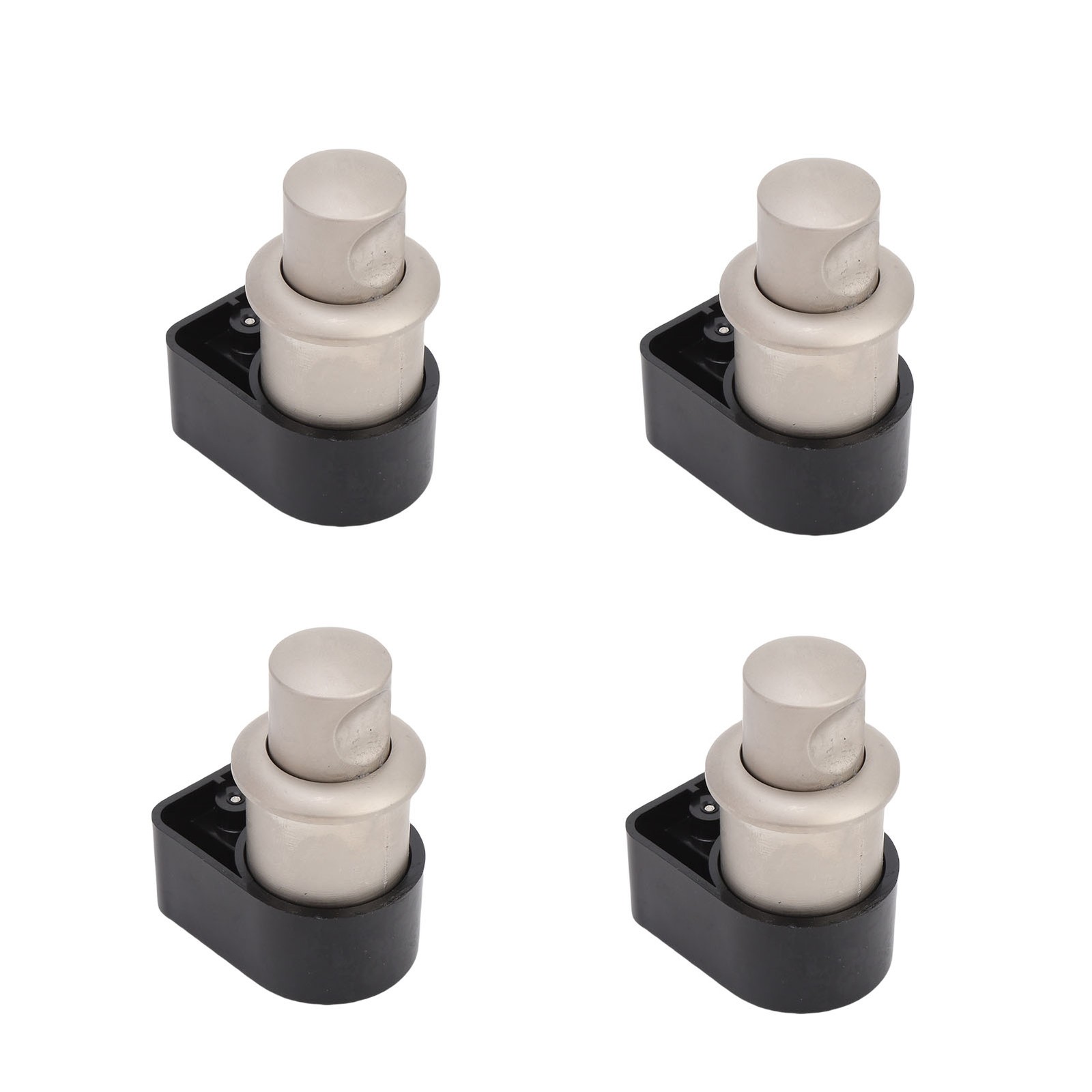 Push Button Cabinet Lock Metal Push To Open Locks For 0.71-0.94in Door Thic BKHW
