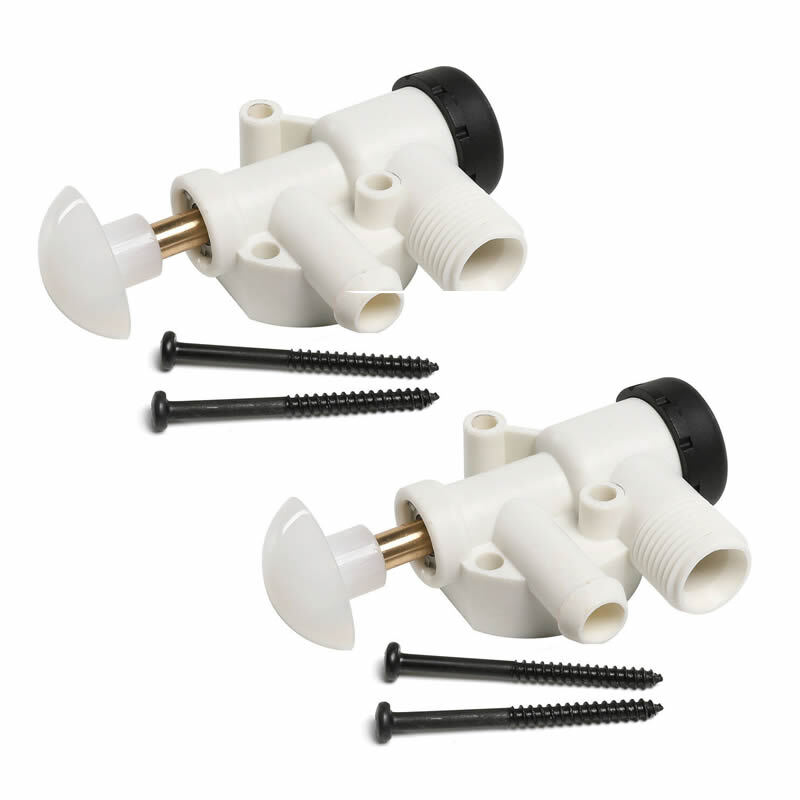 2Pcs 385314349 RV Upgraded Toilet Water Valve Assembly for Dometic Sealand
