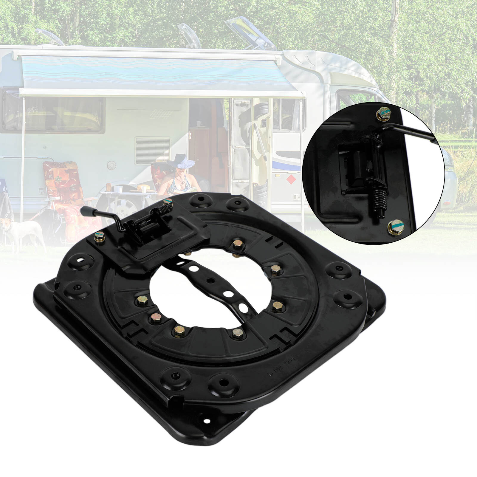 Universal Motorhome Seat Swivel Turntable Campervan Chassis Modification F4