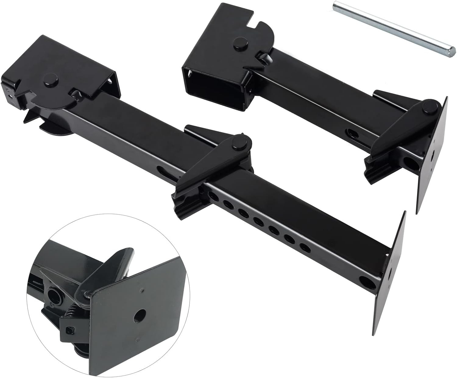 Folding Telescoping Stabilizer Jacks – 1000 lbs Capacity for RV & Trailers