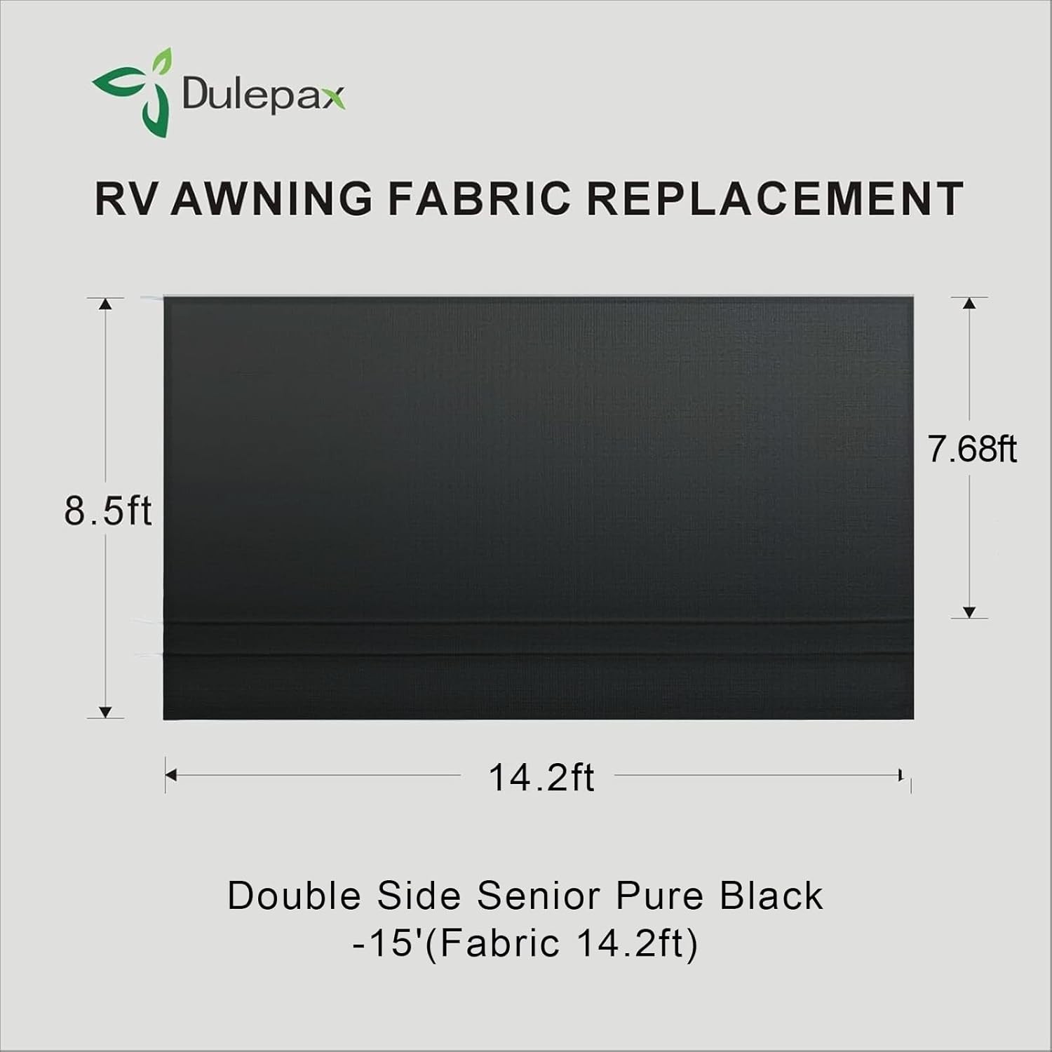 RV Awning Fabric Replacement14’2″ Fabric Upgrade 18.5oz Heavy Duty Vinyl RV R…