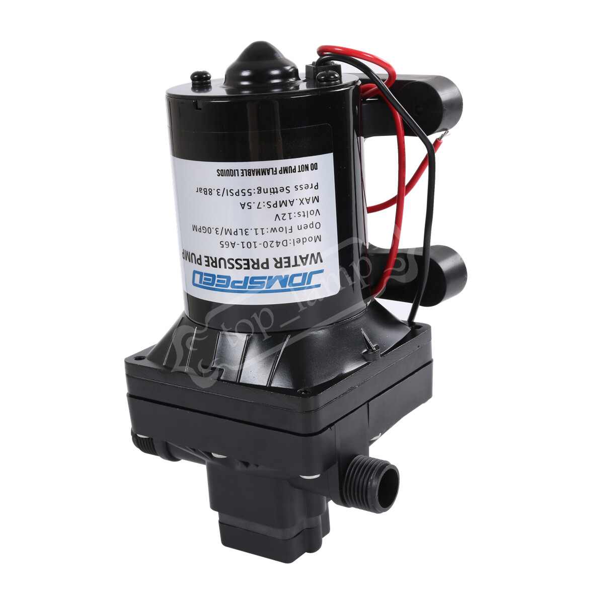 12V Water Pump For GPM 3.0 RV Revolution 55 PSI 4008-101-A65 With Strainer