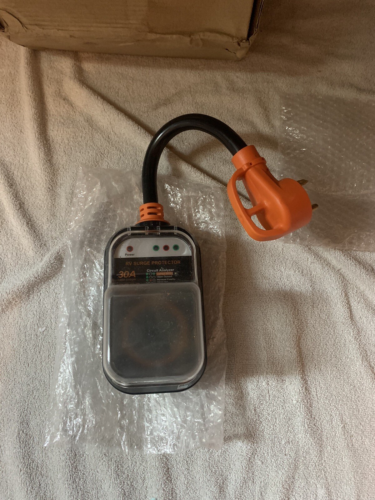 RV 30a Surge Protector And Analyzer, 8000 Joules Surge Capacity