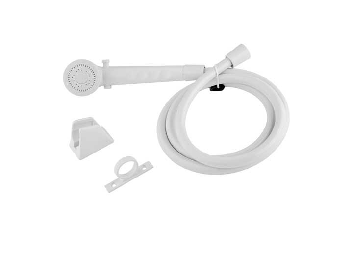 Dura Faucet DF-SA130-WT Economy RV Single Function Shower Wand & Hose Kit, White