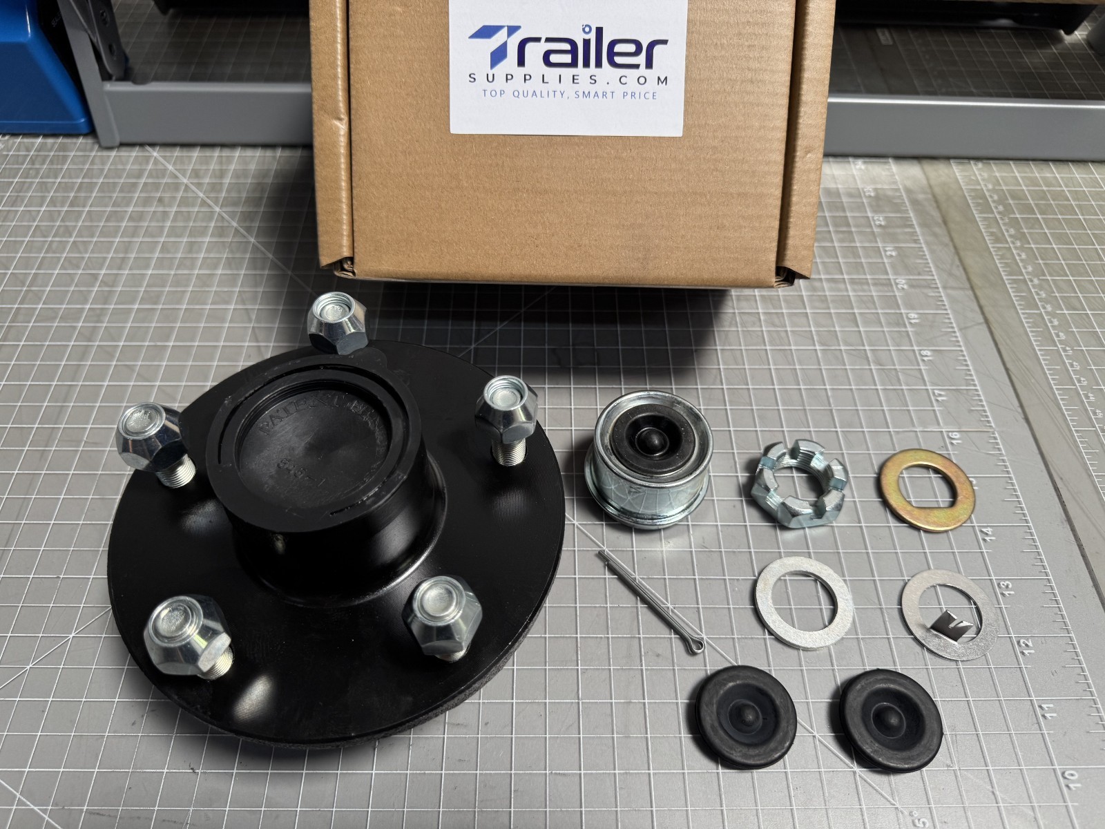2 Idler Hub Kits – 5 on 5, Fits 3.5K Axle, #84 Spindle, Pre-Greased