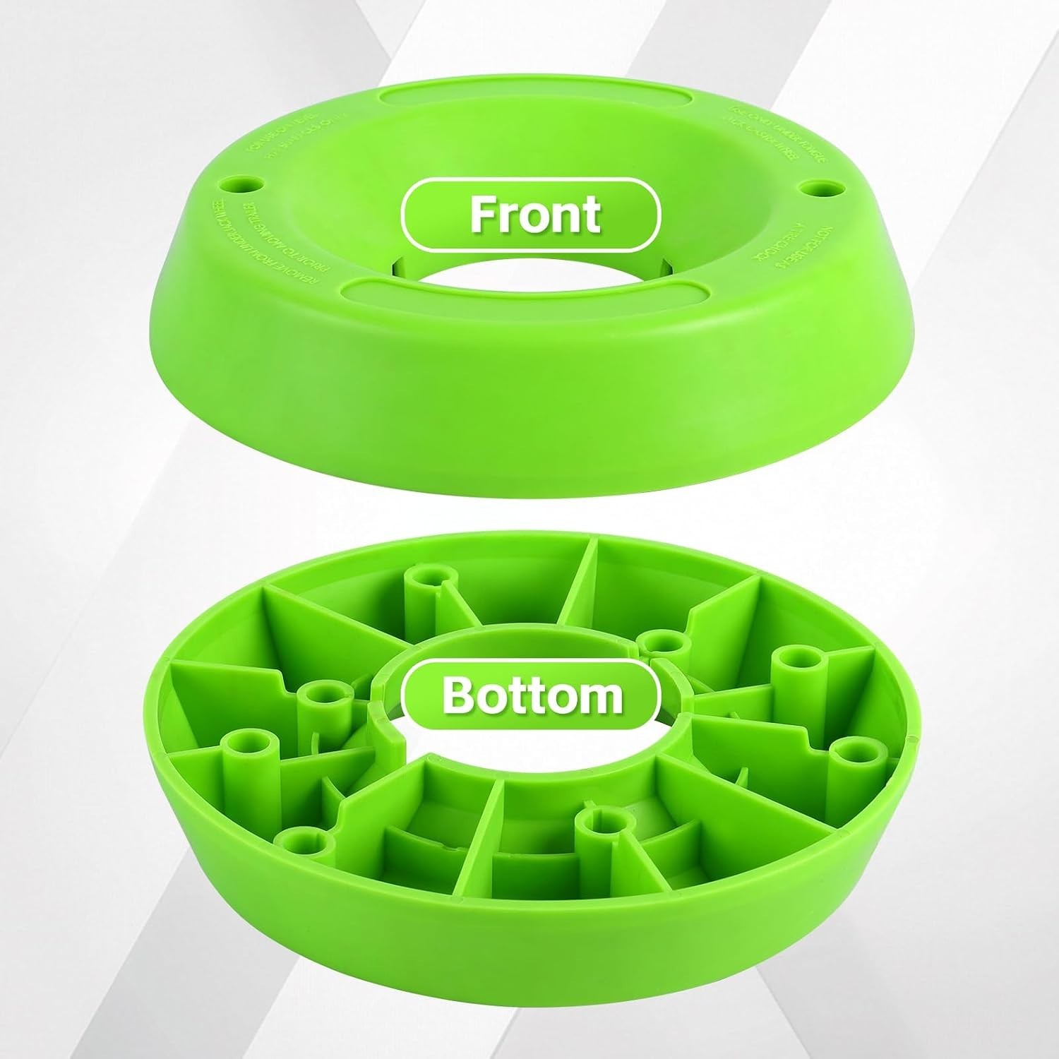 Trailer Jack Wheel Chock Compatible With Trailer Jack Wheel Green 8.03×8.03×1…