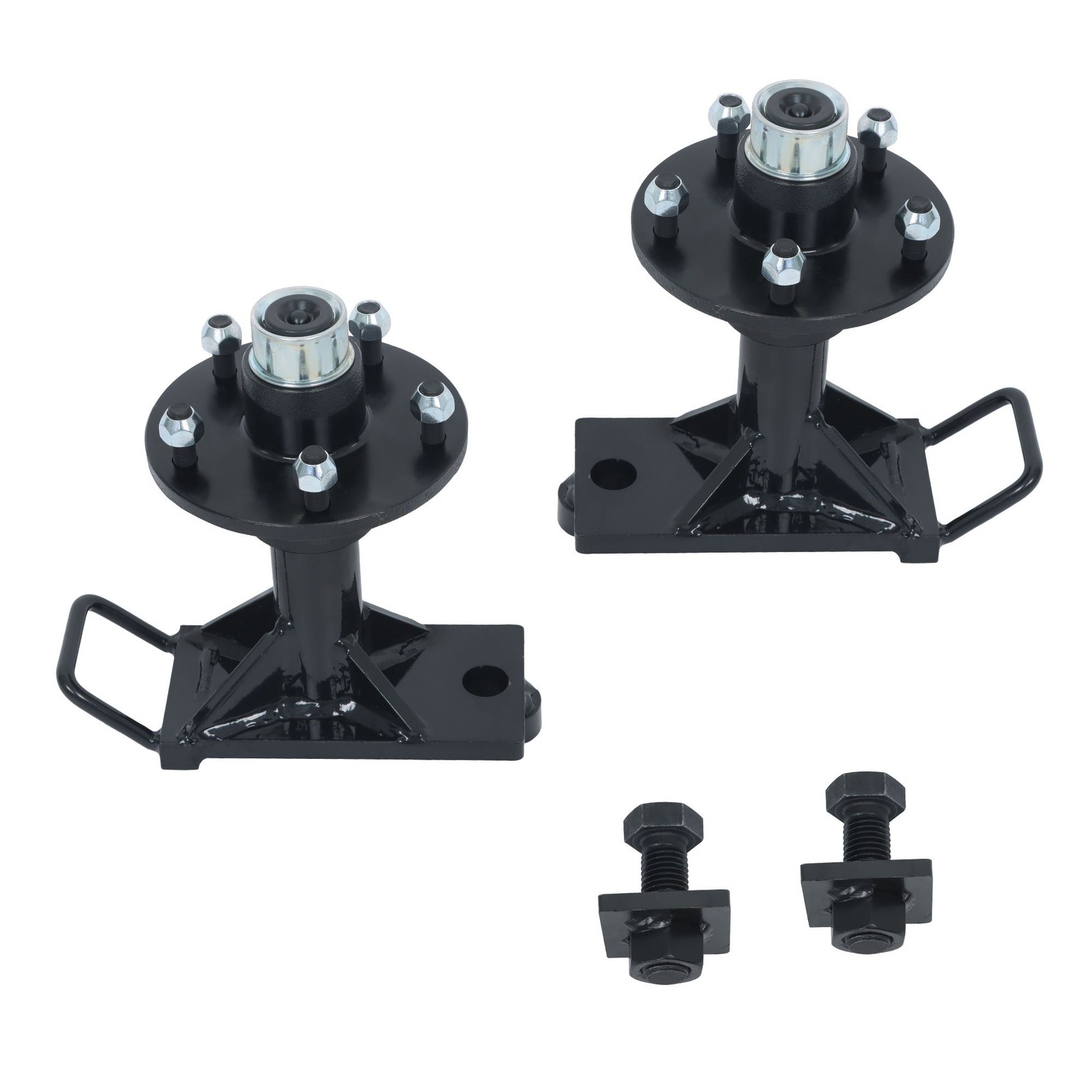 5~8 × 5.5/6.5 Lug Container Hub Bearing Seat Bolt-on Spindle Kit W/Dust Cover