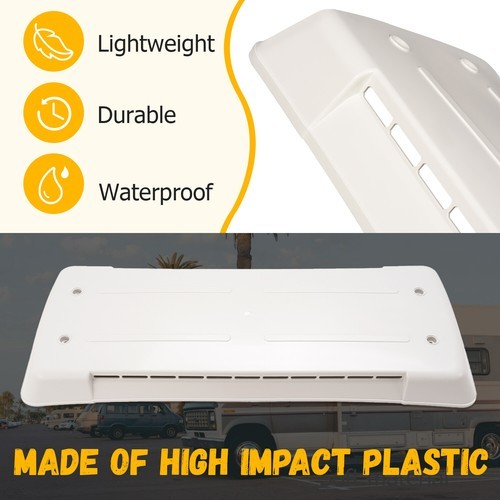 RV Refrigerator Vent Cover Compatible with Dometic Vents Lid Cap Universal 65528