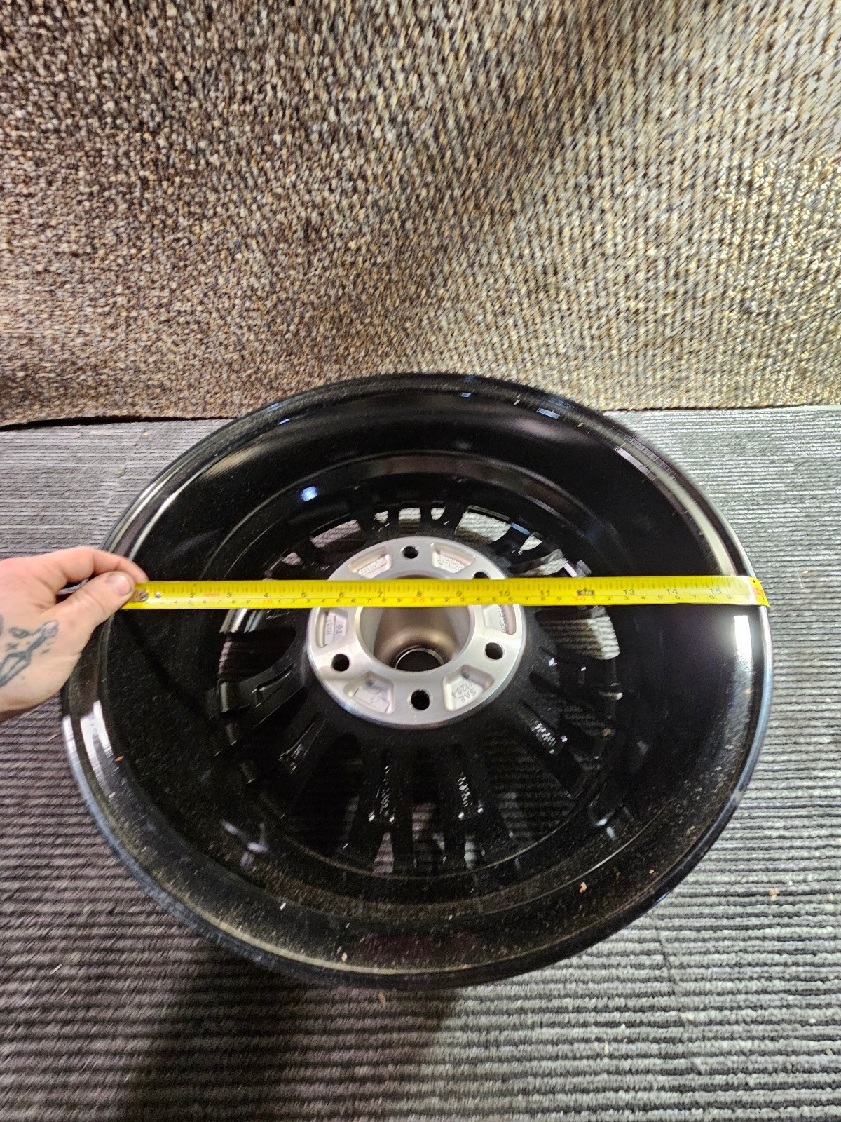 (QTY 1) eCustomrim Evolution Black Machined Trailer Wheel Rim 16×6 6×139.7 0mm