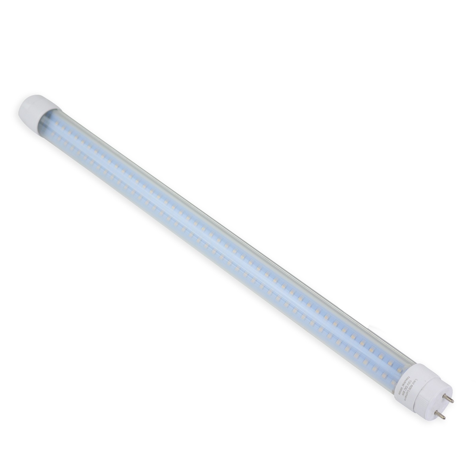 4PC 12V DC RV Marine F15T8 LED Tube Light 9W 18″(17-3/4″ pin to pin) WW 600 lm