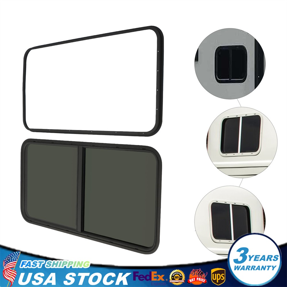 RV Window Horizontal Sliding Windows Multiple Wall Thicknesses Waterproof