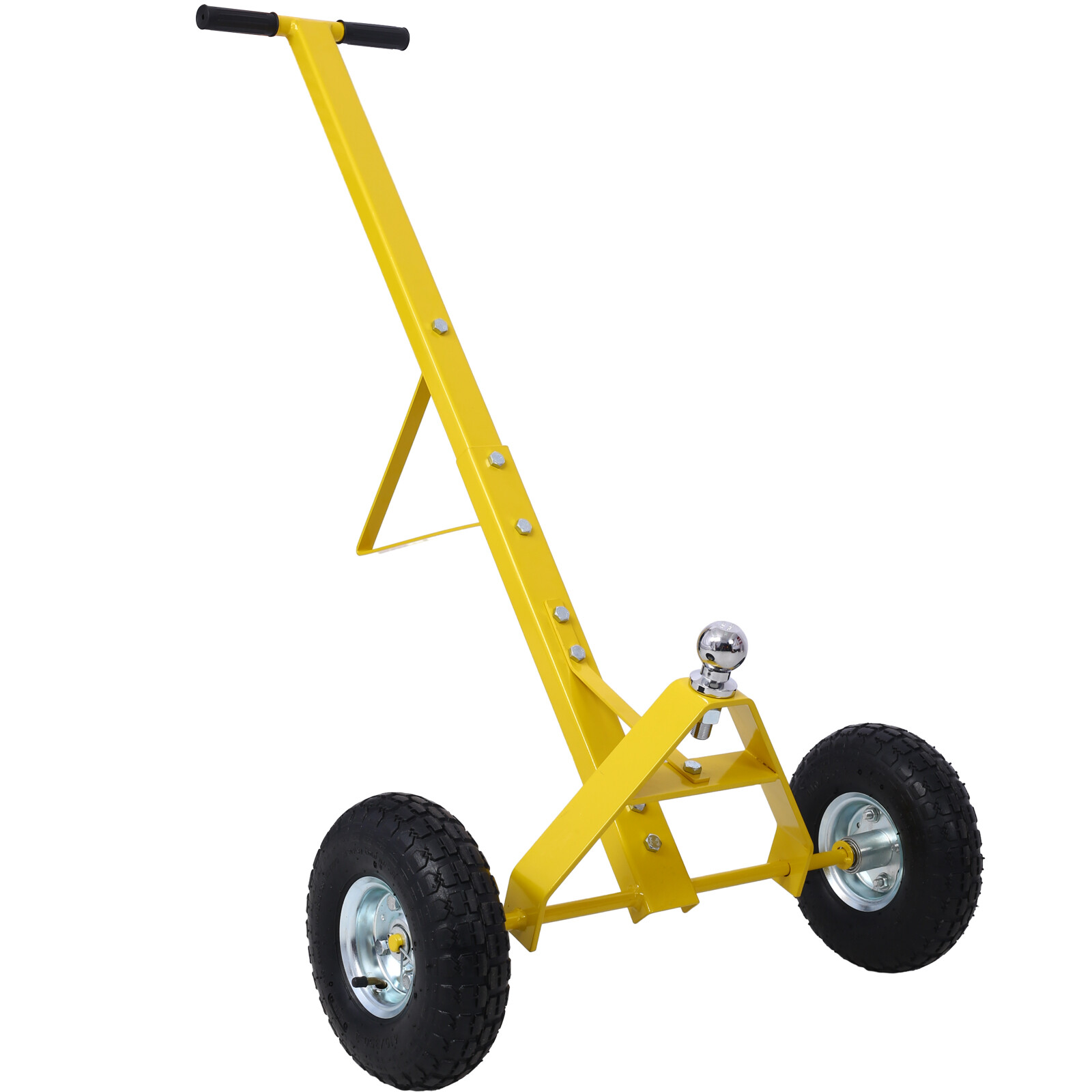 600lbs Trailer Dolly Mover Hitch Boat Camper Hand Dolly w/10″ Pneumatic Tires